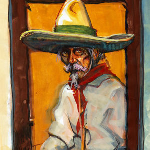 Old Vaquero Framed