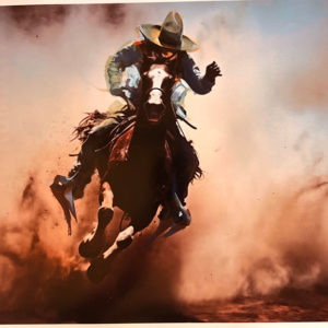BozePoster: The Return of Billy The Kid (On Horse)